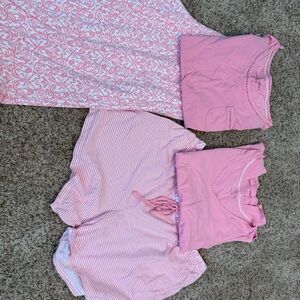 Midnight by Carole Hochman Pink Patterned Pajama Set